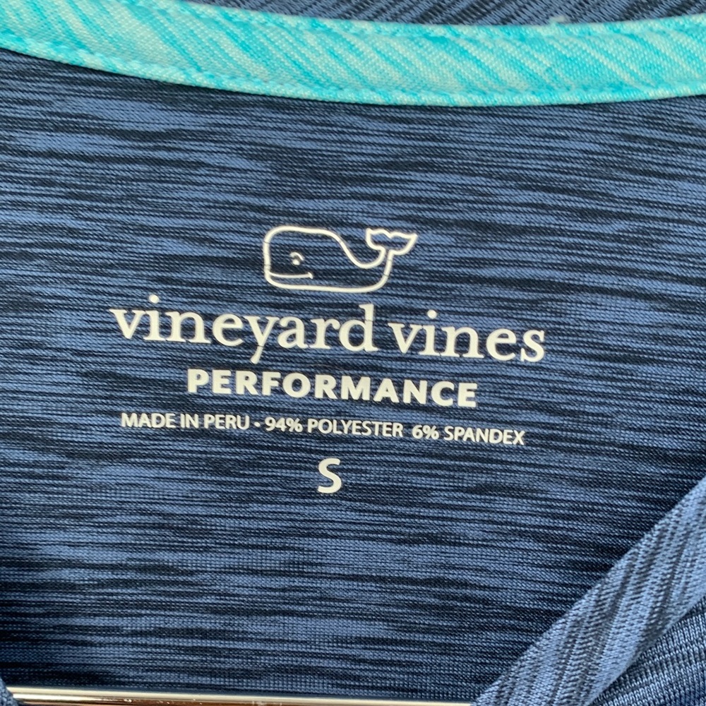 Vineyard Vines Men's Blue Performance Shirt Size S - Picture 4 of 9